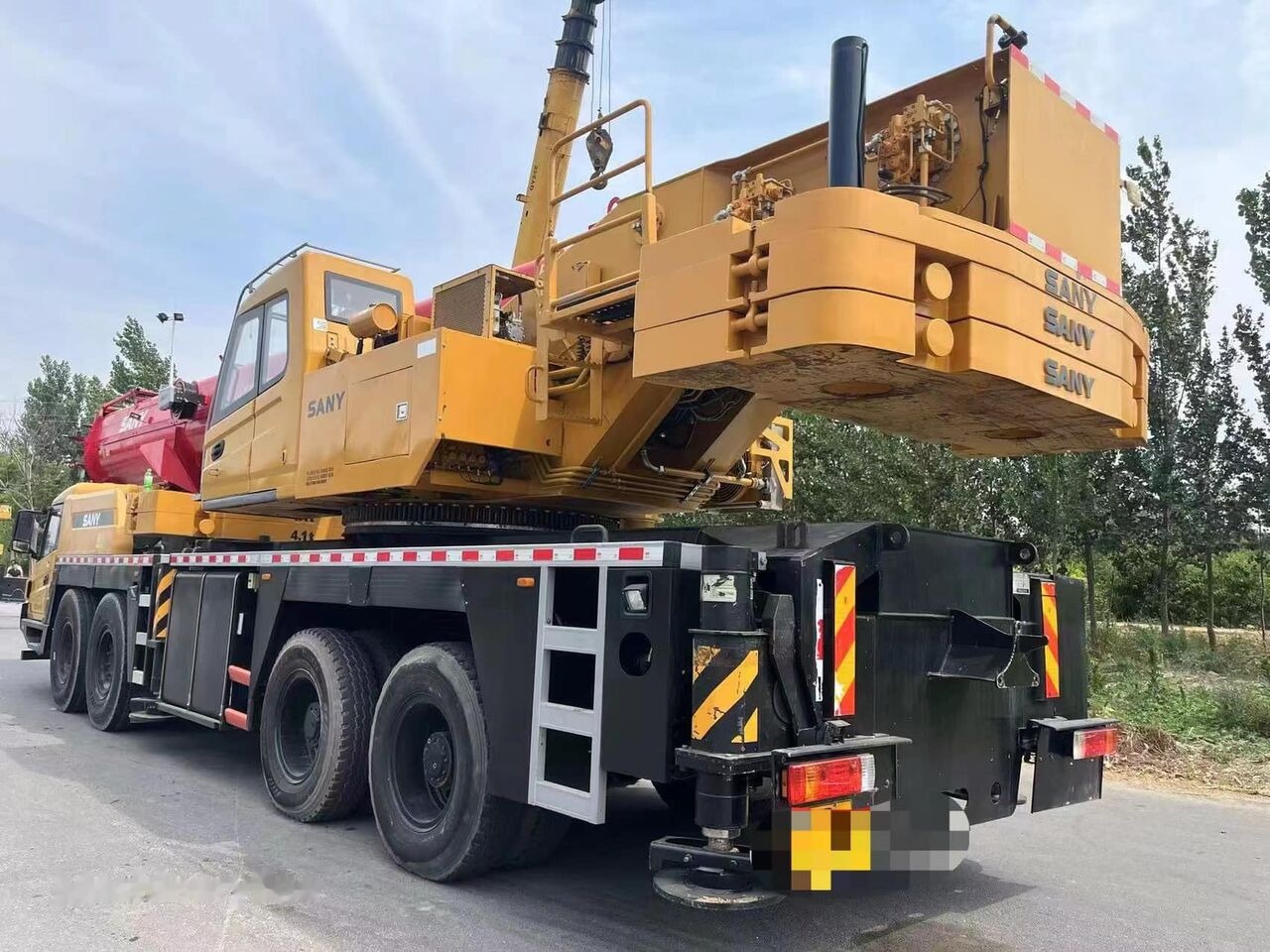 Sany Used Sany STC800 Original 80 Ton Mobile Truck Mounted Crane for - Derek bergerak: gambar 4 Sany Used Sany STC800 Original 80 Ton Mobile Truck Mounted Crane for - Derek bergerak: gambar 4