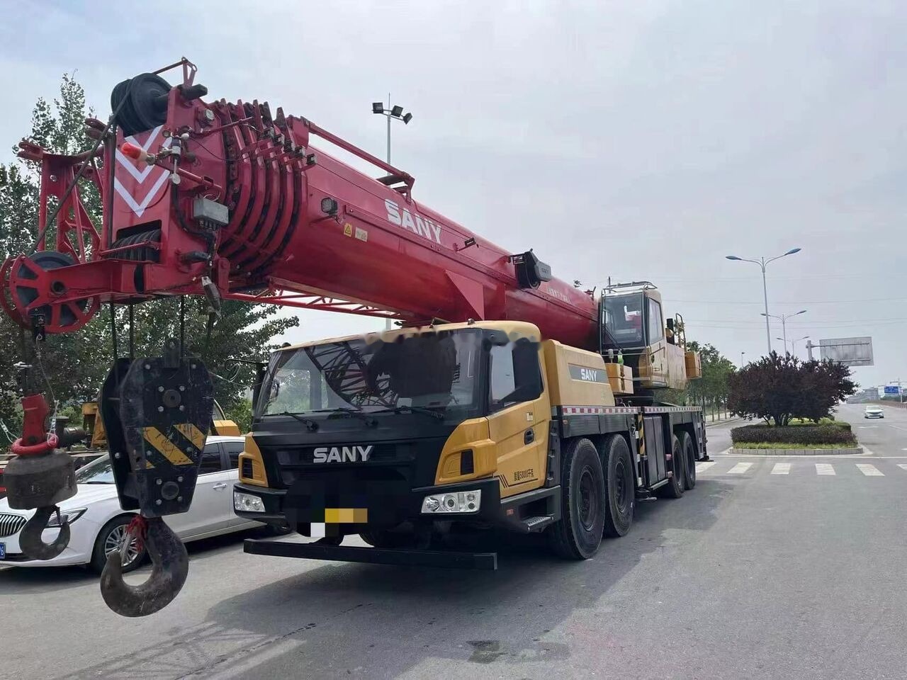 Sany Used Sany STC800 Original 80 Ton Mobile Truck Mounted Crane for - Derek bergerak: gambar 1 Sany Used Sany STC800 Original 80 Ton Mobile Truck Mounted Crane for - Derek bergerak: gambar 1