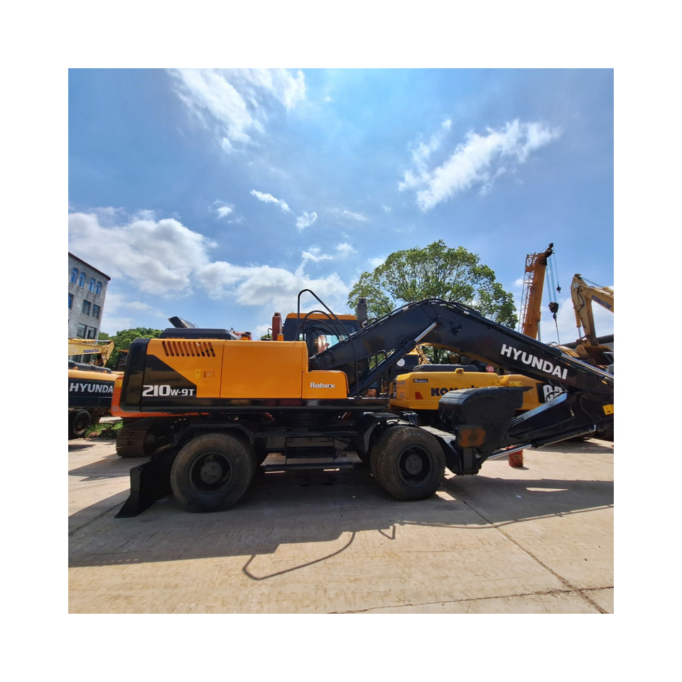 Hyundai 210w-9T wheel excavator - Ekskavator roda: gambar 1 Hyundai 210w-9T wheel excavator - Ekskavator roda: gambar 1