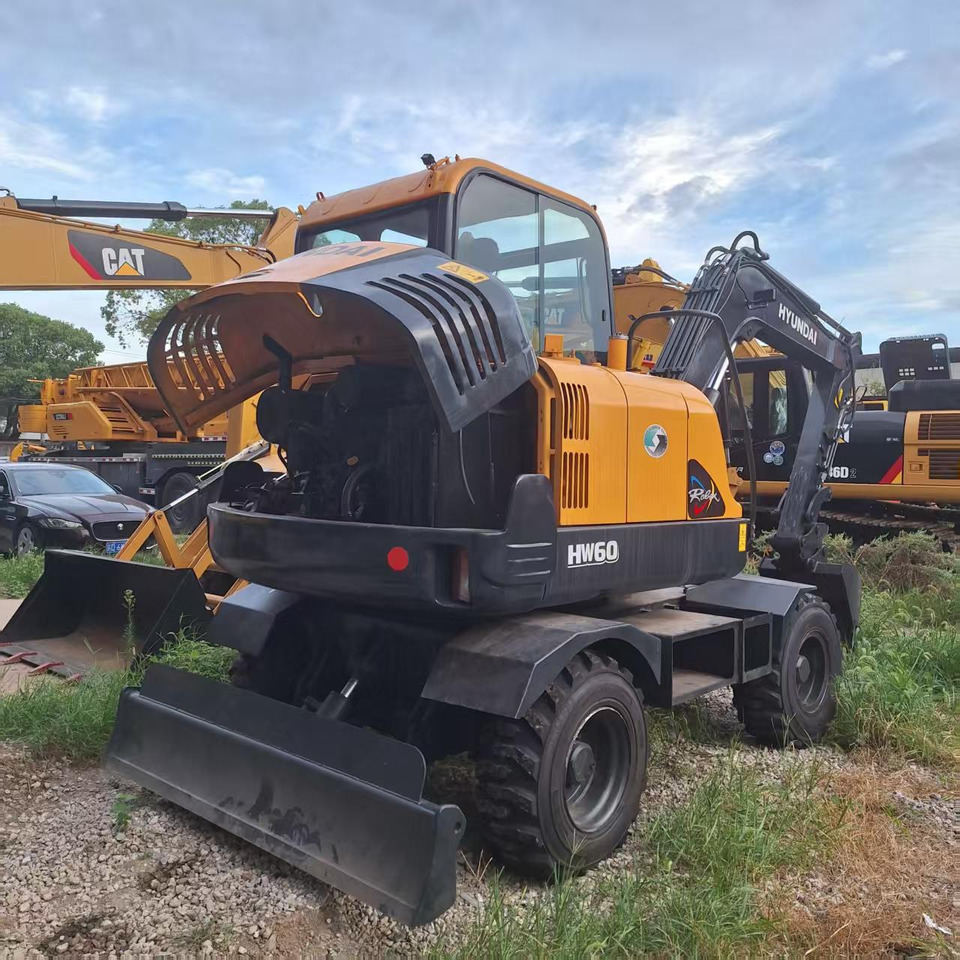 Hyundai HW60 excavator - Ekskavator roda: gambar 1 Hyundai HW60 excavator - Ekskavator roda: gambar 1
