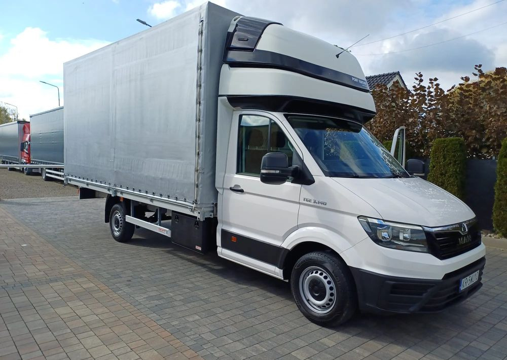 MAN TGE 10 PALET zaw.poduszki 2021r EURO 6 - Van dengan terpal samping: gambar 1 MAN TGE 10 PALET zaw.poduszki 2021r EURO 6 - Van dengan terpal samping: gambar 1