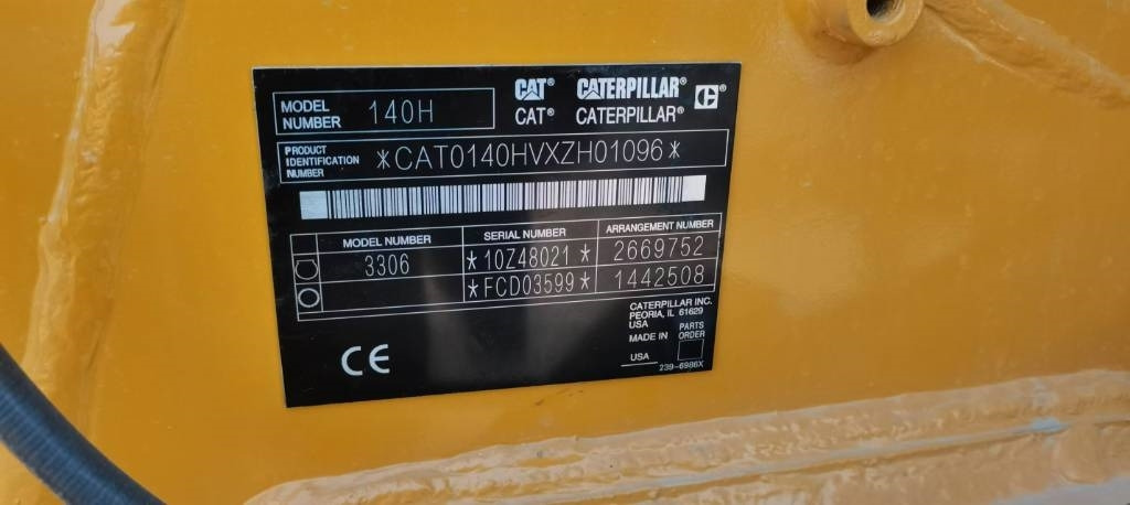 CAT 140 H - Grader: gambar 5 CAT 140 H - Grader: gambar 5