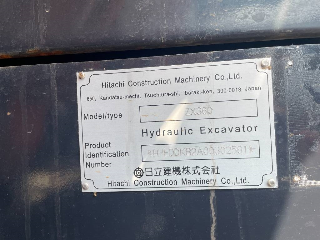 Hitachi ZAX 360 - Ekskavator perayap: gambar 5 Hitachi ZAX 360 - Ekskavator perayap: gambar 5
