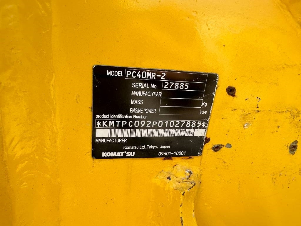 Komatsu PC 40 - Ekskavator mini: gambar 2 Komatsu PC 40 - Ekskavator mini: gambar 2