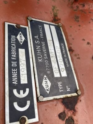 Kuhn GF 6301 MH - Tedder/ Menyapu: gambar 5 Kuhn GF 6301 MH - Tedder/ Menyapu: gambar 5