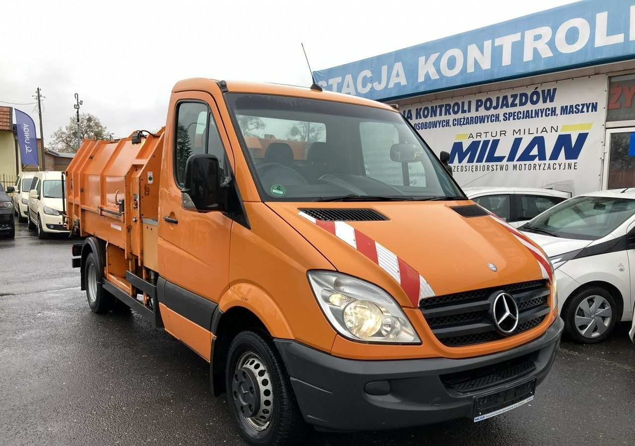 Mercedes-Benz Sprinter Sprinter 513 Śmieciarka Prasa 2010 - Truk sampah: gambar 1 Mercedes-Benz Sprinter Sprinter 513 Śmieciarka Prasa 2010 - Truk sampah: gambar 1