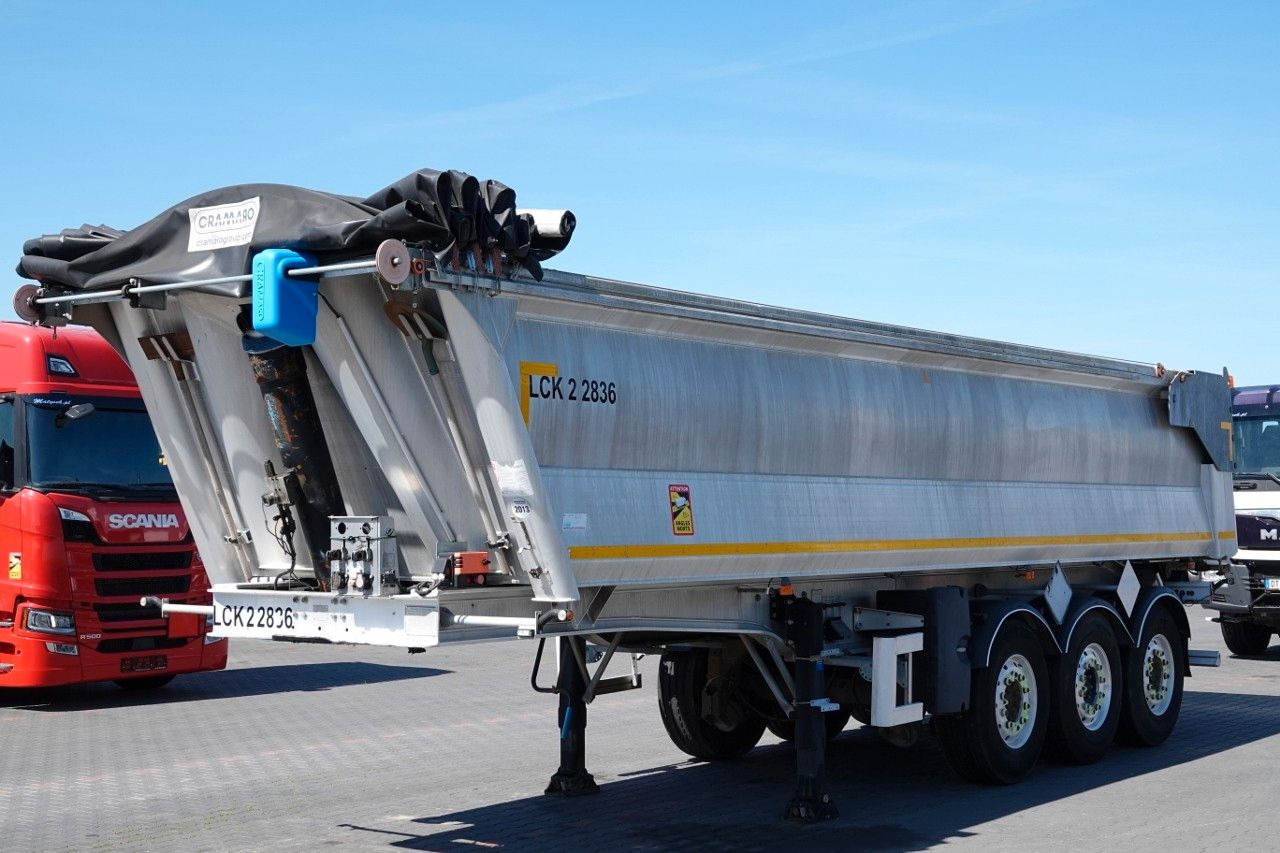 Benalu WYWROTKA / 25 m3 / ALUMINIOWA / HYDROKLAPA / 2X - Semi-trailer jungkit: gambar 2 Benalu WYWROTKA / 25 m3 / ALUMINIOWA / HYDROKLAPA / 2X - Semi-trailer jungkit: gambar 2