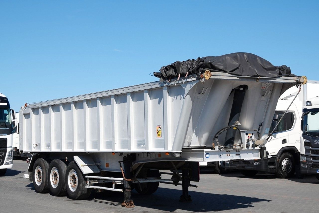 Benalu WYWROTKA / 25 m3 / ALUMINIOWA / OŚ PODNOSZONA / - Semi-trailer jungkit: gambar 4 Benalu WYWROTKA / 25 m3 / ALUMINIOWA / OŚ PODNOSZONA / - Semi-trailer jungkit: gambar 4