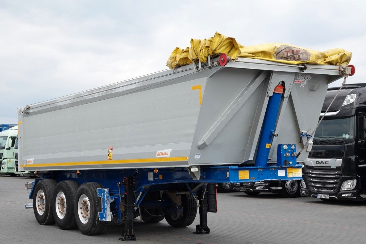 Benalu WYWROTKA / 26 m3 / ALUMINIOWA / OŚ PODNOSZONA / - Semi-trailer jungkit: gambar 1 Benalu WYWROTKA / 26 m3 / ALUMINIOWA / OŚ PODNOSZONA / - Semi-trailer jungkit: gambar 1