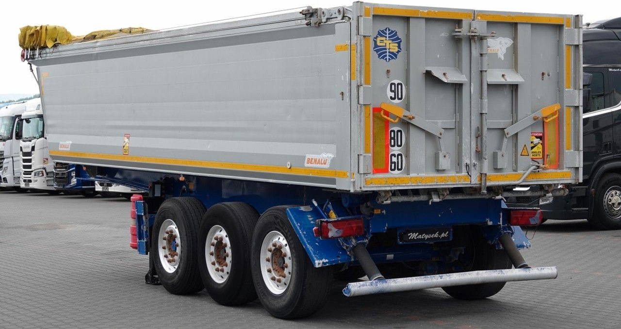 Benalu WYWROTKA / 26 m3 / ALUMINIOWA / OŚ PODNOSZONA / - Semi-trailer jungkit: gambar 5 Benalu WYWROTKA / 26 m3 / ALUMINIOWA / OŚ PODNOSZONA / - Semi-trailer jungkit: gambar 5