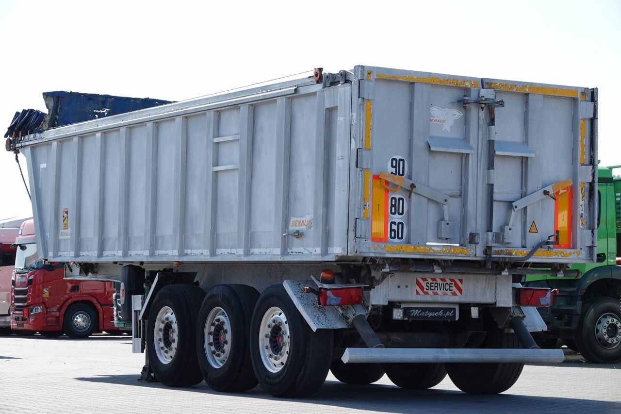 Benalu WYWROTKA / 28 m3 / ALUMINIOWA / OŚ PODNOSZONA / - Semi-trailer jungkit: gambar 3 Benalu WYWROTKA / 28 m3 / ALUMINIOWA / OŚ PODNOSZONA / - Semi-trailer jungkit: gambar 3