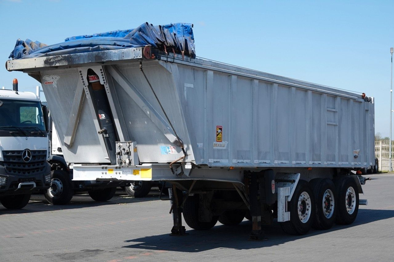 Benalu WYWROTKA / 28 m3 / ALUMINIOWA / OŚ PODNOSZONA / - Semi-trailer jungkit: gambar 2 Benalu WYWROTKA / 28 m3 / ALUMINIOWA / OŚ PODNOSZONA / - Semi-trailer jungkit: gambar 2