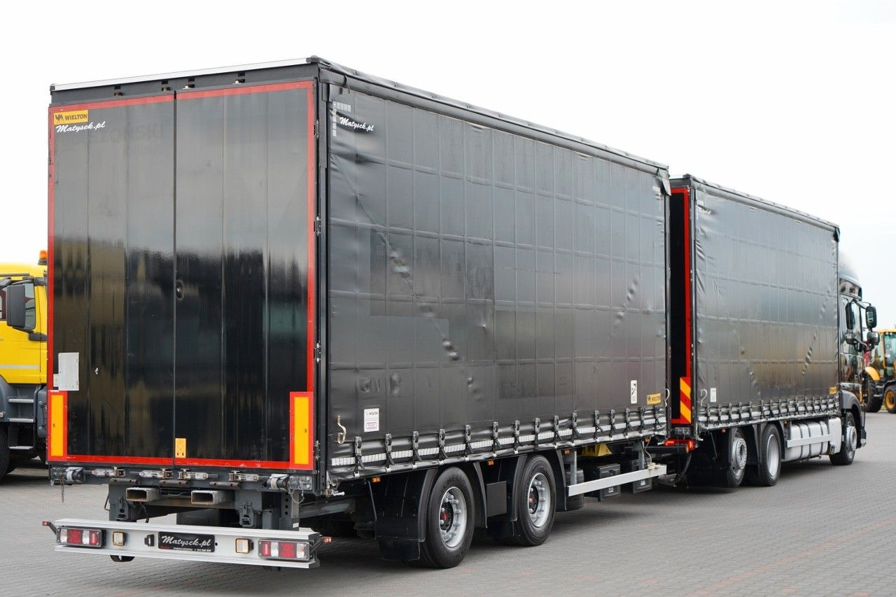 DAF XF 480 / ZESTAW TANDEM / 120 M3 / PRZEJAZDOWY / - Truk dengan terpal samping: gambar 4 DAF XF 480 / ZESTAW TANDEM / 120 M3 / PRZEJAZDOWY / - Truk dengan terpal samping: gambar 4