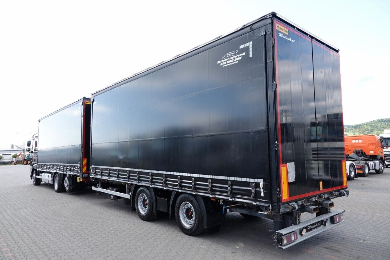 DAF XF 480 / ZESTAW TANDEM / 120 M3 / PRZEJAZDOWY / - Truk dengan terpal samping: gambar 2 DAF XF 480 / ZESTAW TANDEM / 120 M3 / PRZEJAZDOWY / - Truk dengan terpal samping: gambar 2