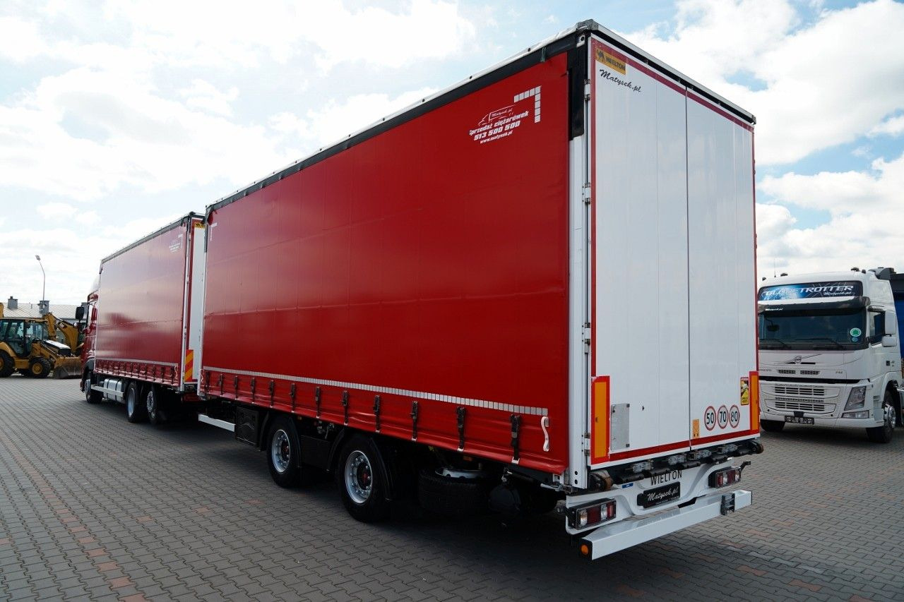 DAF XF 480 / ZESTAW TANDEM / 120 M3 / PRZEJAZDOWY / - Truk dengan terpal samping: gambar 4 DAF XF 480 / ZESTAW TANDEM / 120 M3 / PRZEJAZDOWY / - Truk dengan terpal samping: gambar 4
