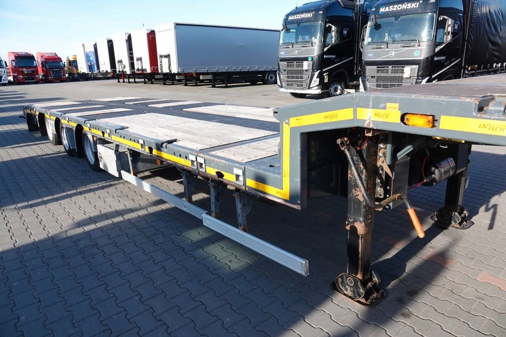 Semi-trailer low bed Emtech NACZEPA LAWETA / NISKOPODWOZIE / ROZCIĄGANA / DŁ: gambar 18