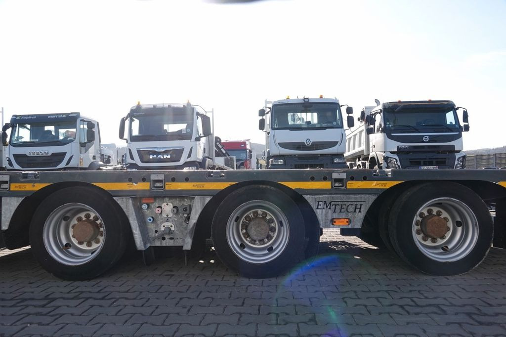 Semi-trailer low bed Emtech NACZEPA LAWETA / NISKOPODWOZIE / ROZCIĄGANA / DŁ: gambar 14