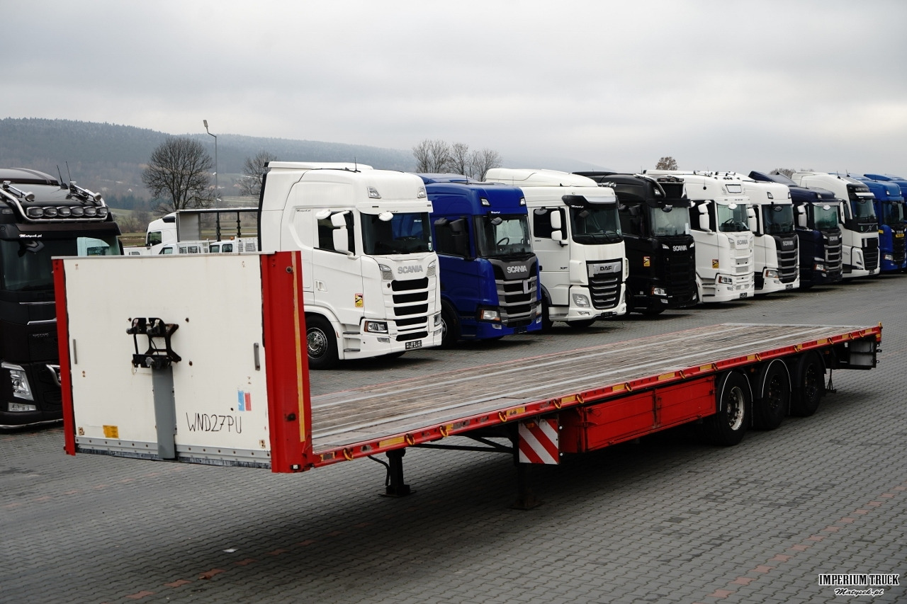 FRUEHAUF PLATFORMA NISKOPODWOZIOWA / MEGA / HAKI TRANSPORTOWE / SAF / MOCNA PODŁOGA - Semi-trailer flatbed: gambar 1 FRUEHAUF PLATFORMA NISKOPODWOZIOWA / MEGA / HAKI TRANSPORTOWE / SAF / MOCNA PODŁOGA - Semi-trailer flatbed: gambar 1