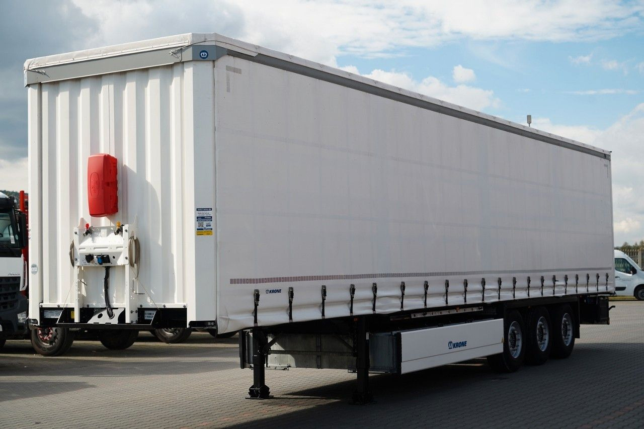 Krone FIRANKA / KOSZ NA PALETY / 2 OSIE PODNOSZONE / 2 - Semi-trailer dengan terpal samping: gambar 3 Krone FIRANKA / KOSZ NA PALETY / 2 OSIE PODNOSZONE / 2 - Semi-trailer dengan terpal samping: gambar 3