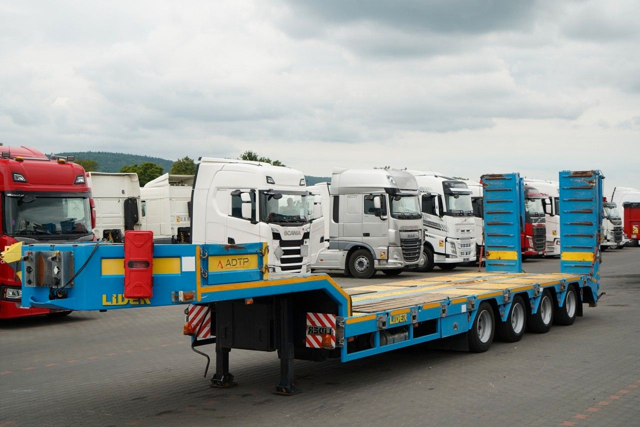 LIDER LAWETA NISKOPODWOZIOWA / POSZERZANA / 4 OS - Semi-trailer low bed: gambar 1 LIDER LAWETA NISKOPODWOZIOWA / POSZERZANA / 4 OS - Semi-trailer low bed: gambar 1