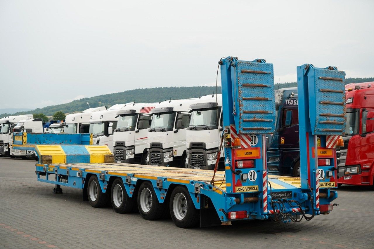 LIDER LAWETA NISKOPODWOZIOWA / POSZERZANA / 4 OS - Semi-trailer low bed: gambar 4 LIDER LAWETA NISKOPODWOZIOWA / POSZERZANA / 4 OS - Semi-trailer low bed: gambar 4