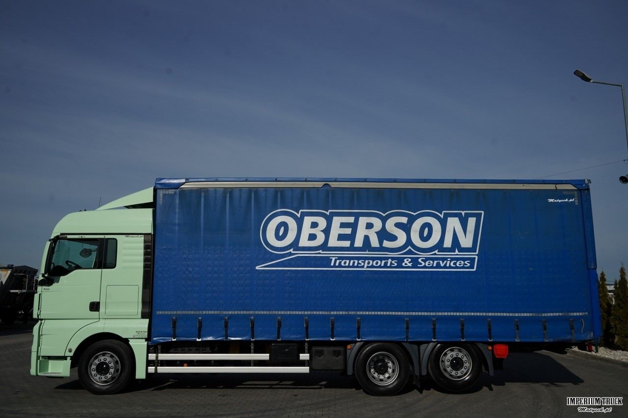 MAN TGX 26.460 / 120 M3 / 6x2 / SOLÓWKA / OŚ PODNOSZONA / OŚ SKRĘTNA / - Truk dengan terpal samping: gambar 2 MAN TGX 26.460 / 120 M3 / 6x2 / SOLÓWKA / OŚ PODNOSZONA / OŚ SKRĘTNA / - Truk dengan terpal samping: gambar 2