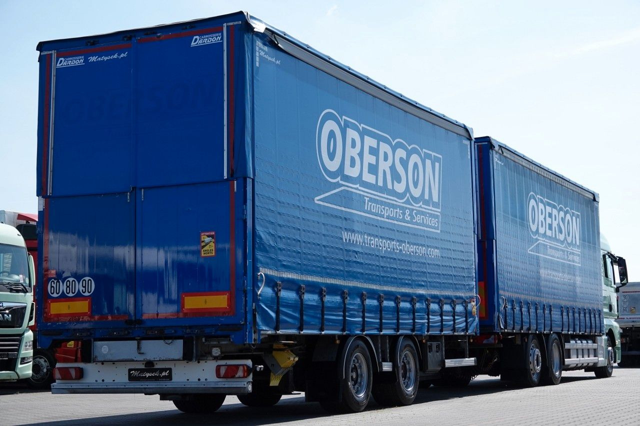 MAN TGX 26.460 / ZESTAW TANDEM PRZEJAZDOWY / 120 M3 - Truk dengan terpal samping: gambar 4 MAN TGX 26.460 / ZESTAW TANDEM PRZEJAZDOWY / 120 M3 - Truk dengan terpal samping: gambar 4