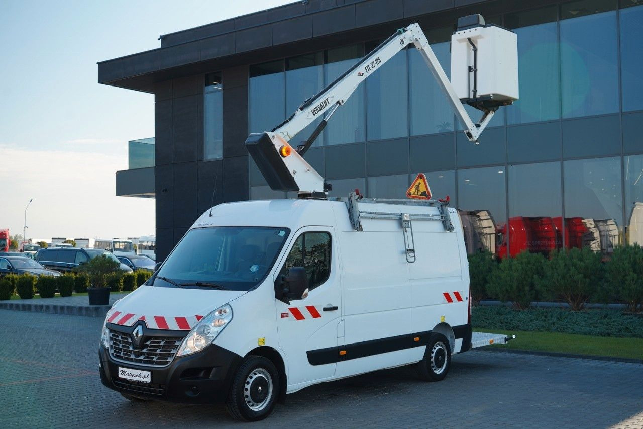 Renault MASTER / PODNOŚNIK KOSZOWY - 10.5 m / BLASZAK + - Platform udara yang dipasang di truk: gambar 3 Renault MASTER / PODNOŚNIK KOSZOWY - 10.5 m / BLASZAK + - Platform udara yang dipasang di truk: gambar 3