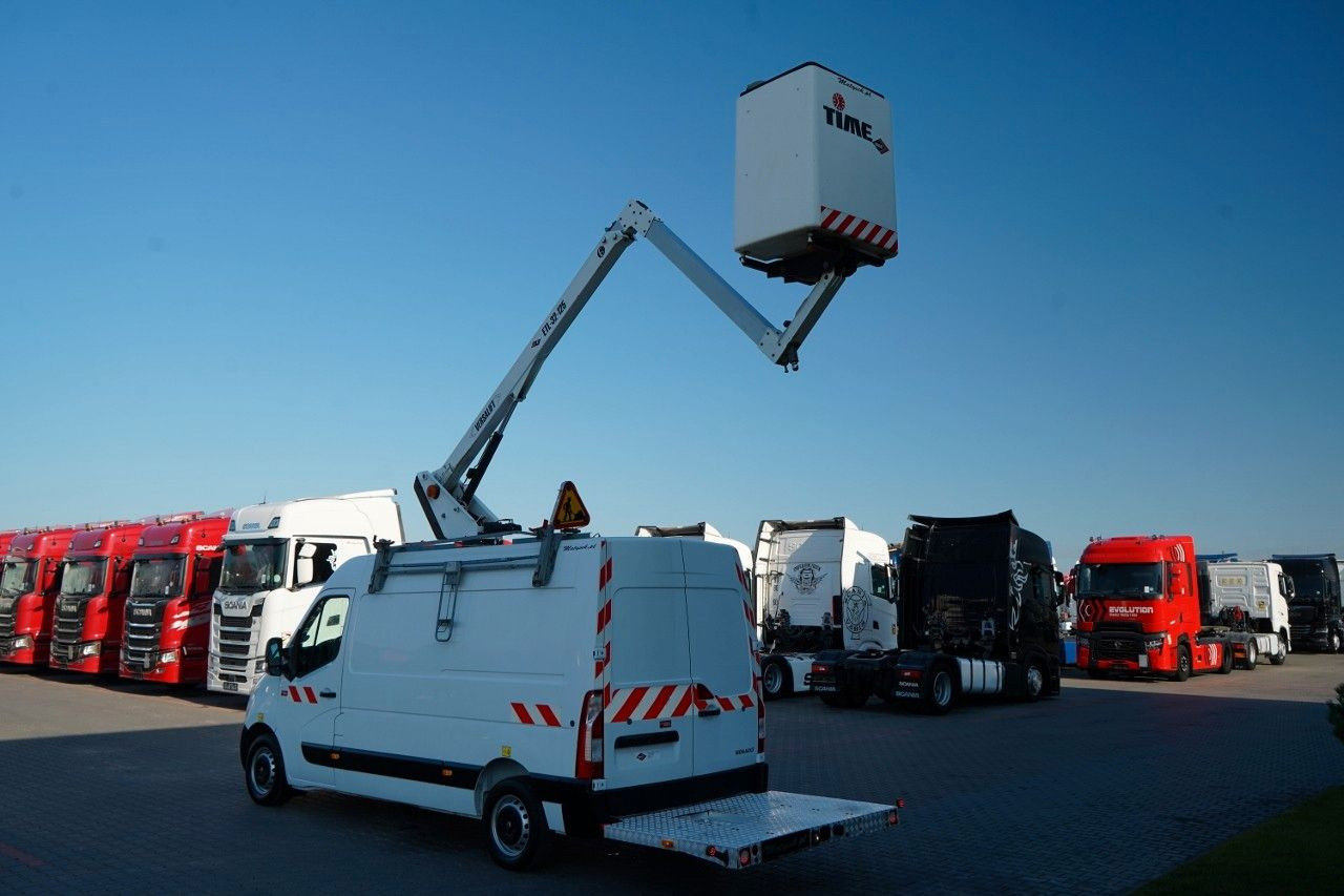 Renault MASTER / PODNOŚNIK KOSZOWY - 10.5 m / BLASZAK + - Platform udara yang dipasang di truk: gambar 5 Renault MASTER / PODNOŚNIK KOSZOWY - 10.5 m / BLASZAK + - Platform udara yang dipasang di truk: gambar 5