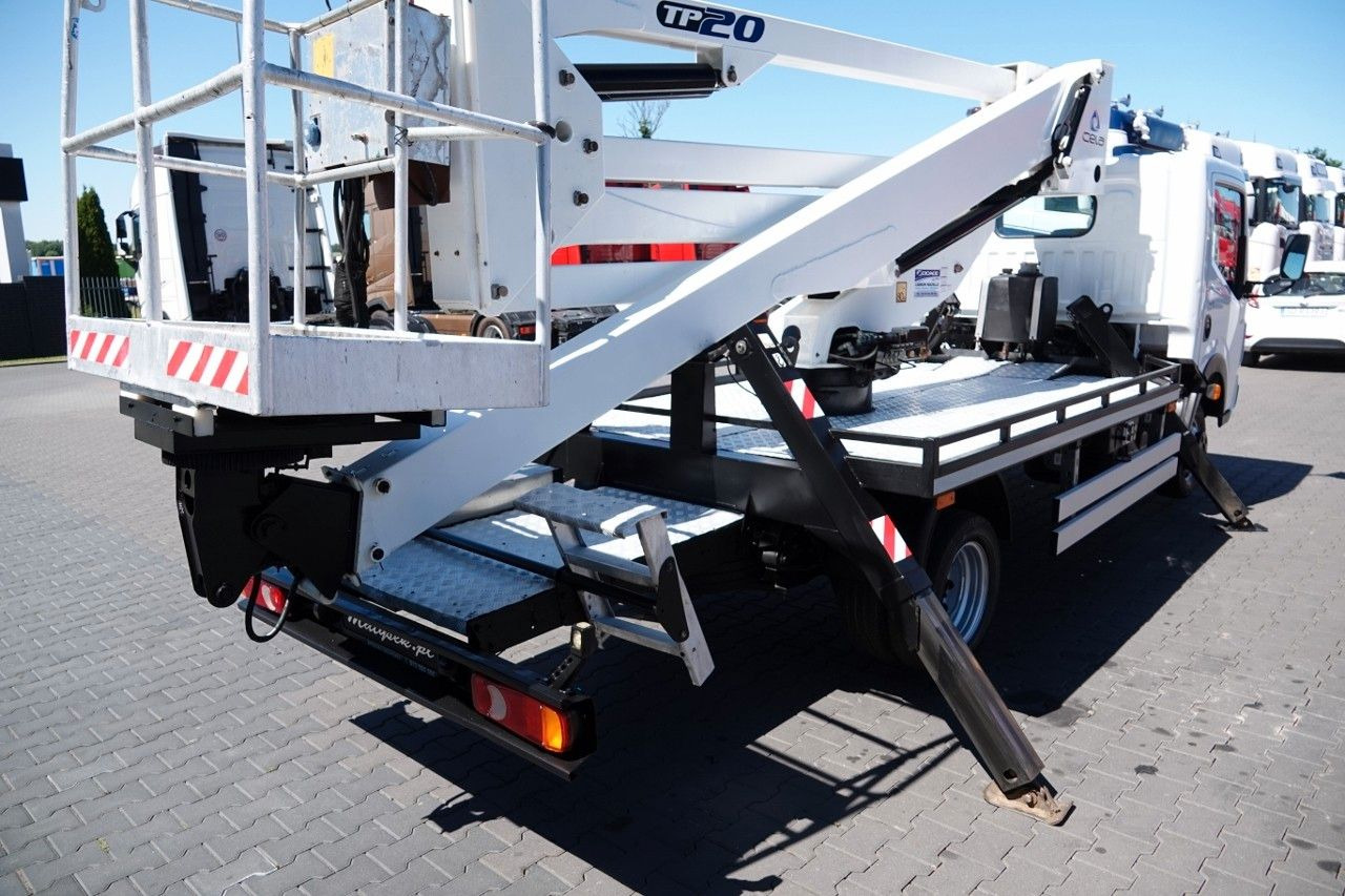 Platform udara yang dipasang di truk Renault MAXITY 110 DXI / ZWYŻKA 20 METRÓW / PODNOŚNIK KO: gambar 8