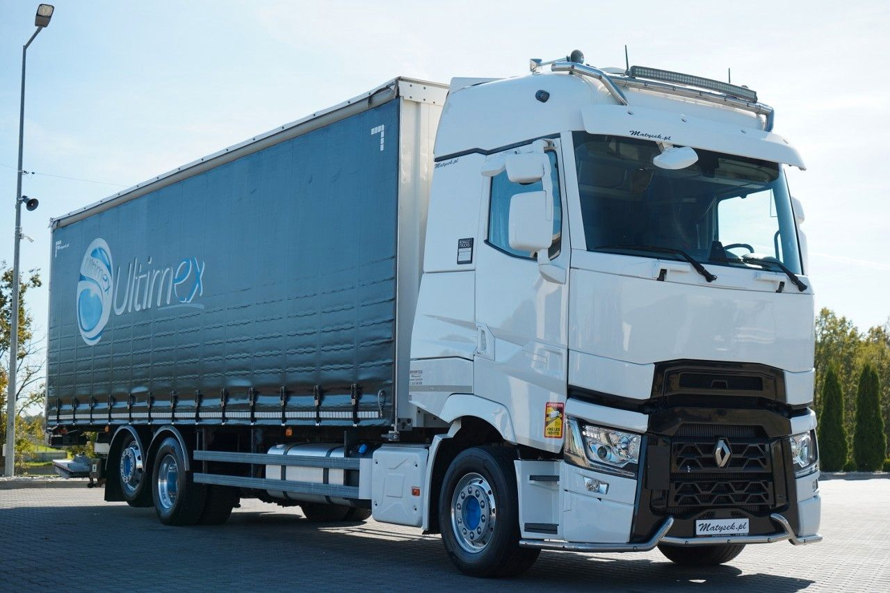 Renault T 440 / 6X2 / SOLÓWKA / FIRANKA 9.5 M / I-PARK - Truk dengan terpal samping: gambar 4 Renault T 440 / 6X2 / SOLÓWKA / FIRANKA 9.5 M / I-PARK - Truk dengan terpal samping: gambar 4