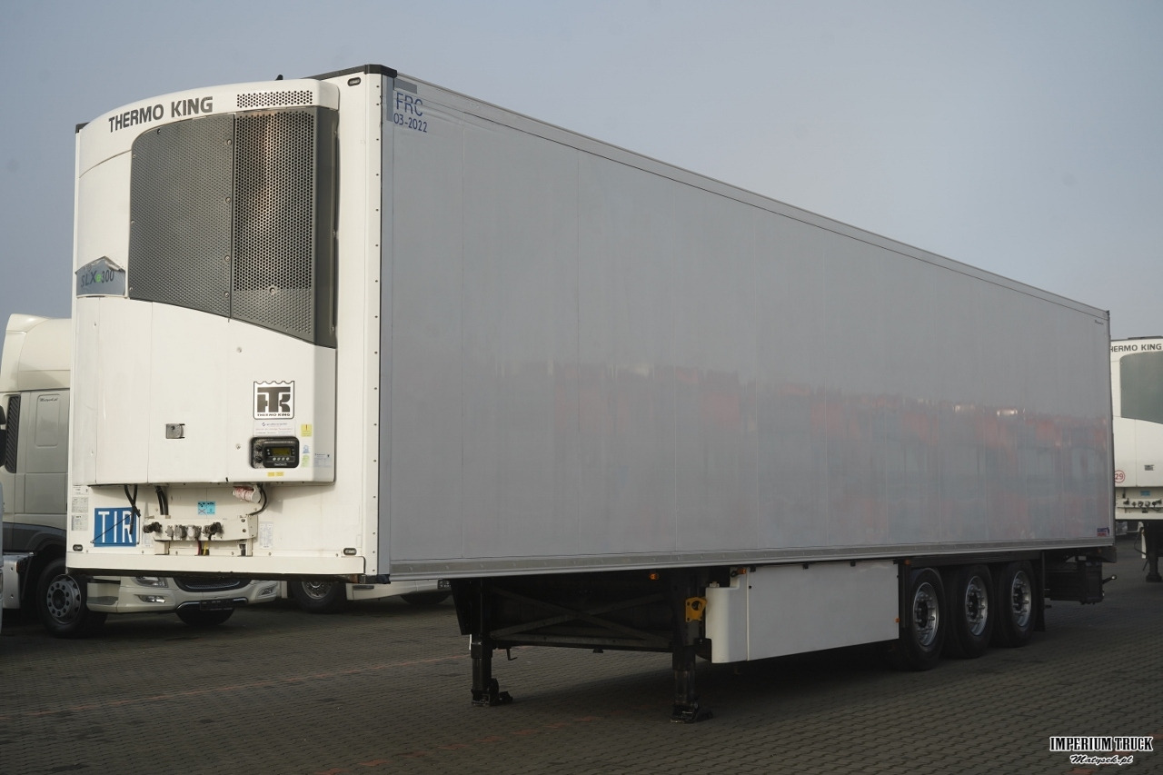 SCHMITZ / CHŁODNIA / THERMO KING SLX 300 / HAKÓWKA / OŚ PODNOSZONA / KOSZ NA PALETY - Semi-trailer berpendingin: gambar 1 SCHMITZ / CHŁODNIA / THERMO KING SLX 300 / HAKÓWKA / OŚ PODNOSZONA / KOSZ NA PALETY - Semi-trailer berpendingin: gambar 1