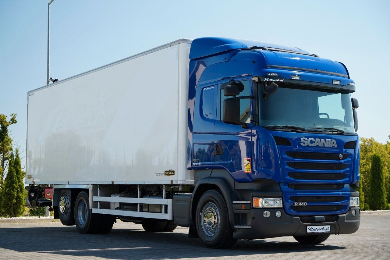 Scania R 410 / 6X2 / CHŁODNIA / SOLÓWKA / Agregat CARRI - Truk berpendingin: gambar 1 Scania R 410 / 6X2 / CHŁODNIA / SOLÓWKA / Agregat CARRI - Truk berpendingin: gambar 1