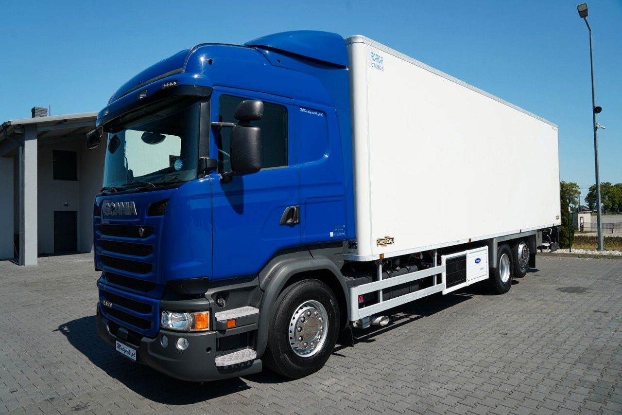 Scania R 410 / 6X2 / CHŁODNIA / SOLÓWKA / Agregat CARRI - Truk berpendingin: gambar 5 Scania R 410 / 6X2 / CHŁODNIA / SOLÓWKA / Agregat CARRI - Truk berpendingin: gambar 5
