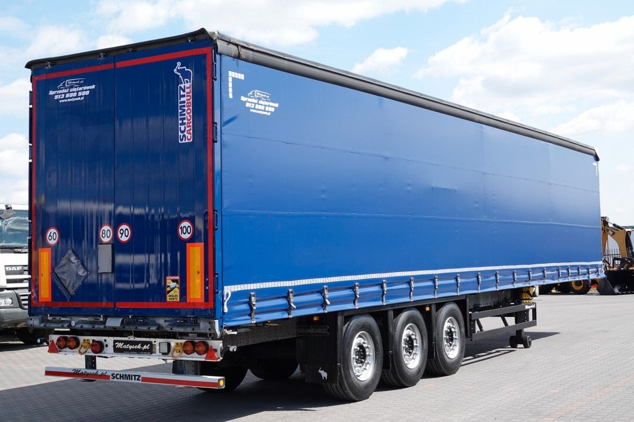 Schmitz Cargobull FIRANKA / STANDARD / OPONY 100% / MAŁO UŻYWANA - Semi-trailer dengan terpal samping: gambar 4 Schmitz Cargobull FIRANKA / STANDARD / OPONY 100% / MAŁO UŻYWANA - Semi-trailer dengan terpal samping: gambar 4