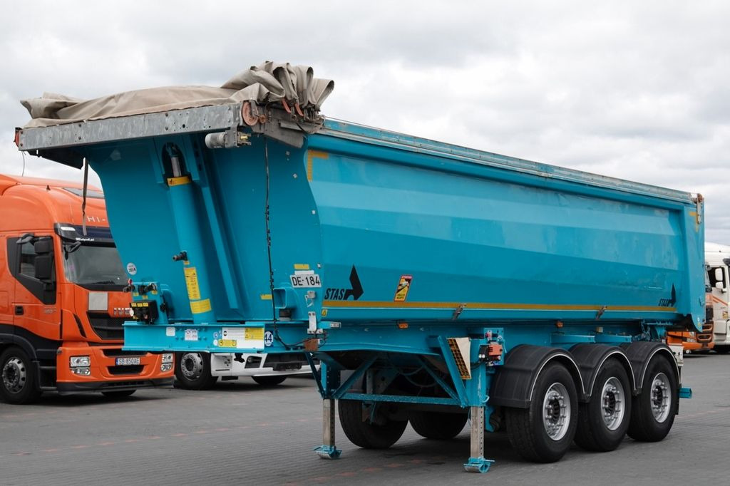 Stas WYWROTKA 27 m3 ALUMINIOWA / WAGA: 4900 KG/RYNNA - Semi-trailer dengan terpal samping: gambar 1 Stas WYWROTKA 27 m3 ALUMINIOWA / WAGA: 4900 KG/RYNNA - Semi-trailer dengan terpal samping: gambar 1