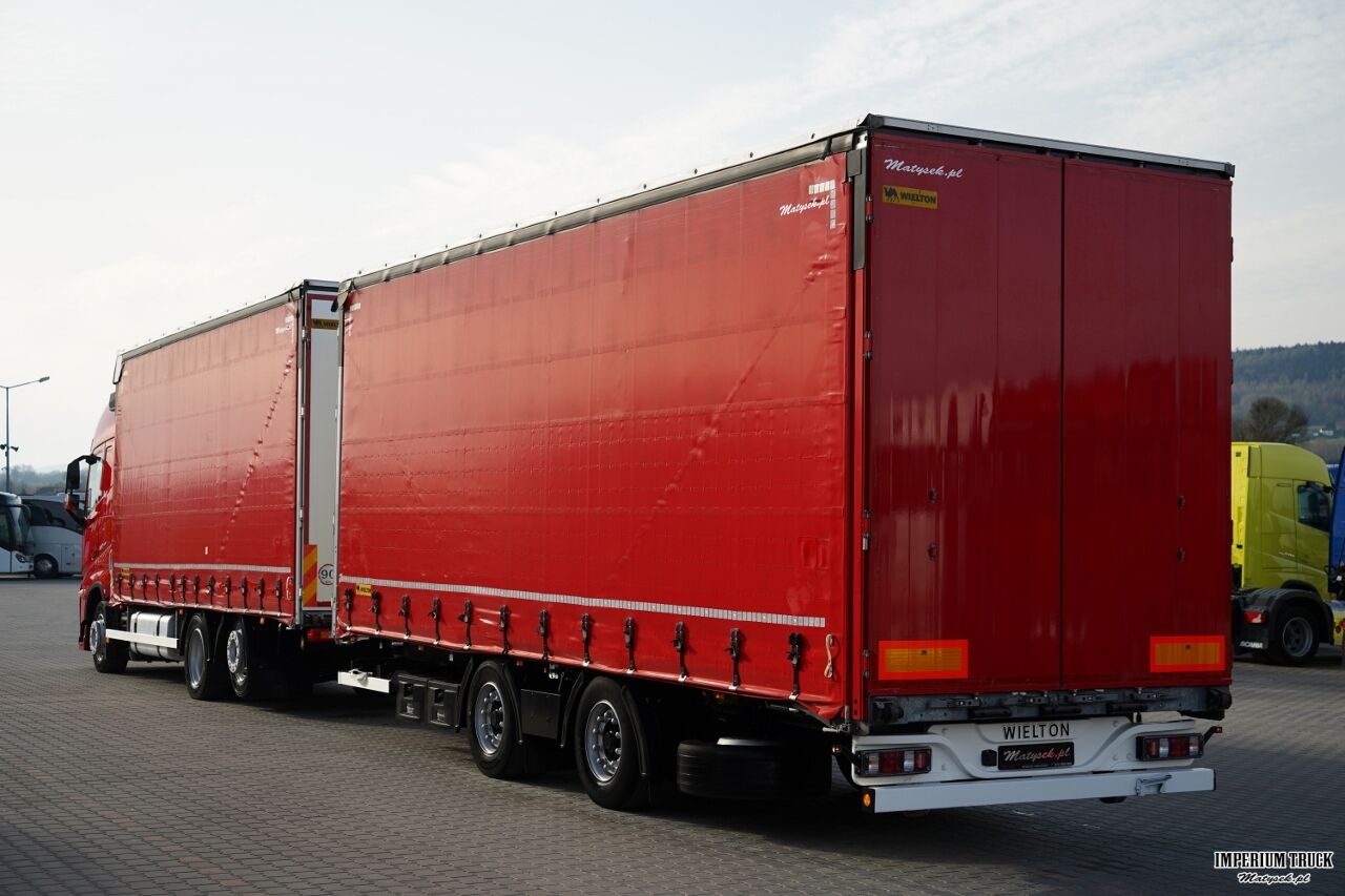 VOLVO FH 460 / ZESTAW TANDEM / 120 M3 / PRZEJAZDOWY / I-SAVE / KLIMA POSTOJOWA / OŚ PODNOSZONA I SKRĘTNA / - Truk dengan terpal samping: gambar 5 VOLVO FH 460 / ZESTAW TANDEM / 120 M3 / PRZEJAZDOWY / I-SAVE / KLIMA POSTOJOWA / OŚ PODNOSZONA I SKRĘTNA / - Truk dengan terpal samping: gambar 5