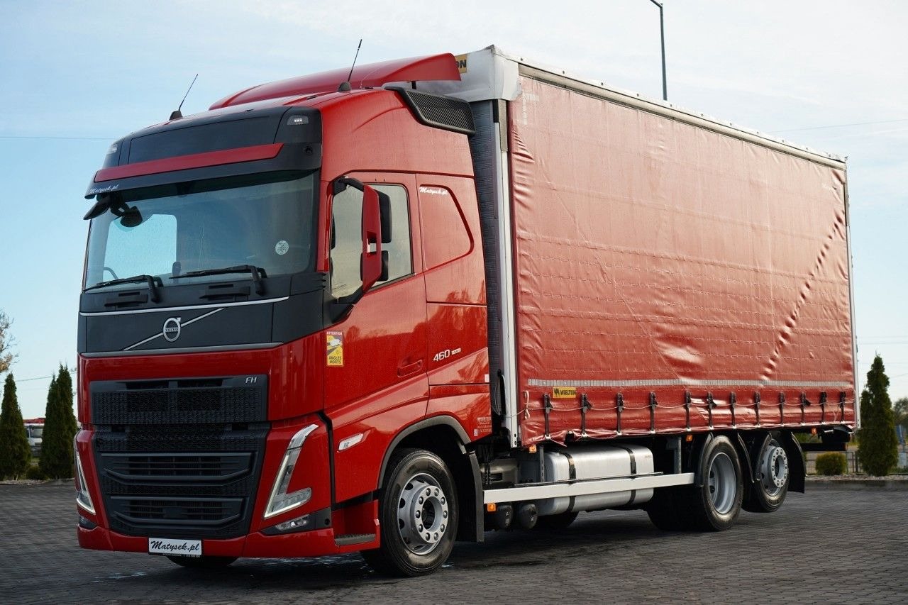 Volvo FH 460 / SOLÓWKA / I-SAVE / I-PARK COOL / OŚ POD - Truk dengan terpal samping: gambar 3 Volvo FH 460 / SOLÓWKA / I-SAVE / I-PARK COOL / OŚ POD - Truk dengan terpal samping: gambar 3