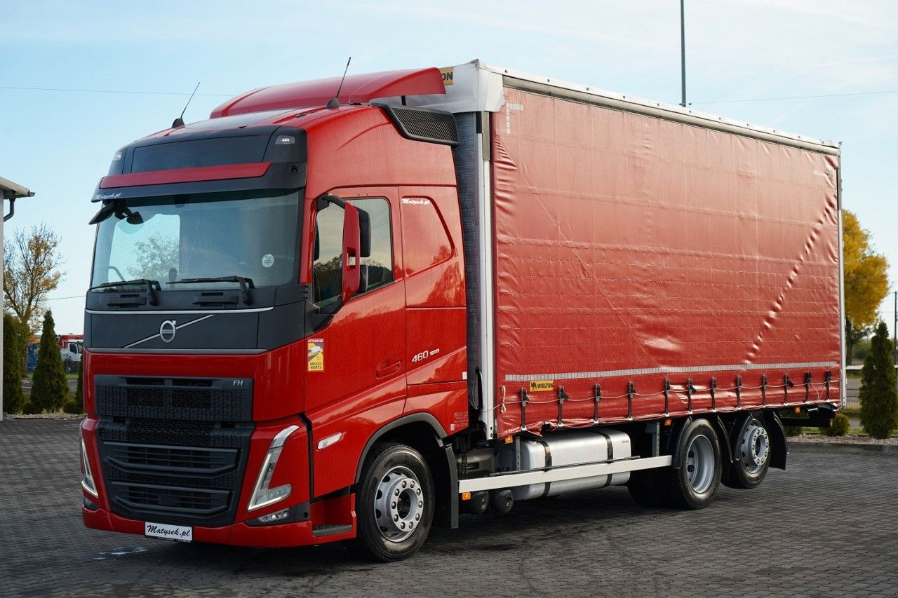 Volvo FH 460 / SOLÓWKA / I-SAVE / I-PARK COOL / OŚ POD - Truk dengan terpal samping: gambar 4 Volvo FH 460 / SOLÓWKA / I-SAVE / I-PARK COOL / OŚ POD - Truk dengan terpal samping: gambar 4