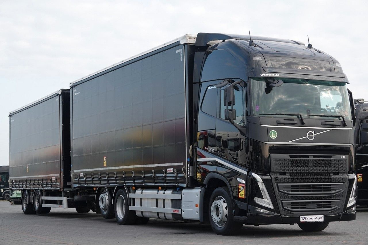 Volvo FH 500 / I-SAVE / XL / ZESTAW TANDEM PRZEJAZDOWY - Truk dengan terpal samping: gambar 5 Volvo FH 500 / I-SAVE / XL / ZESTAW TANDEM PRZEJAZDOWY - Truk dengan terpal samping: gambar 5