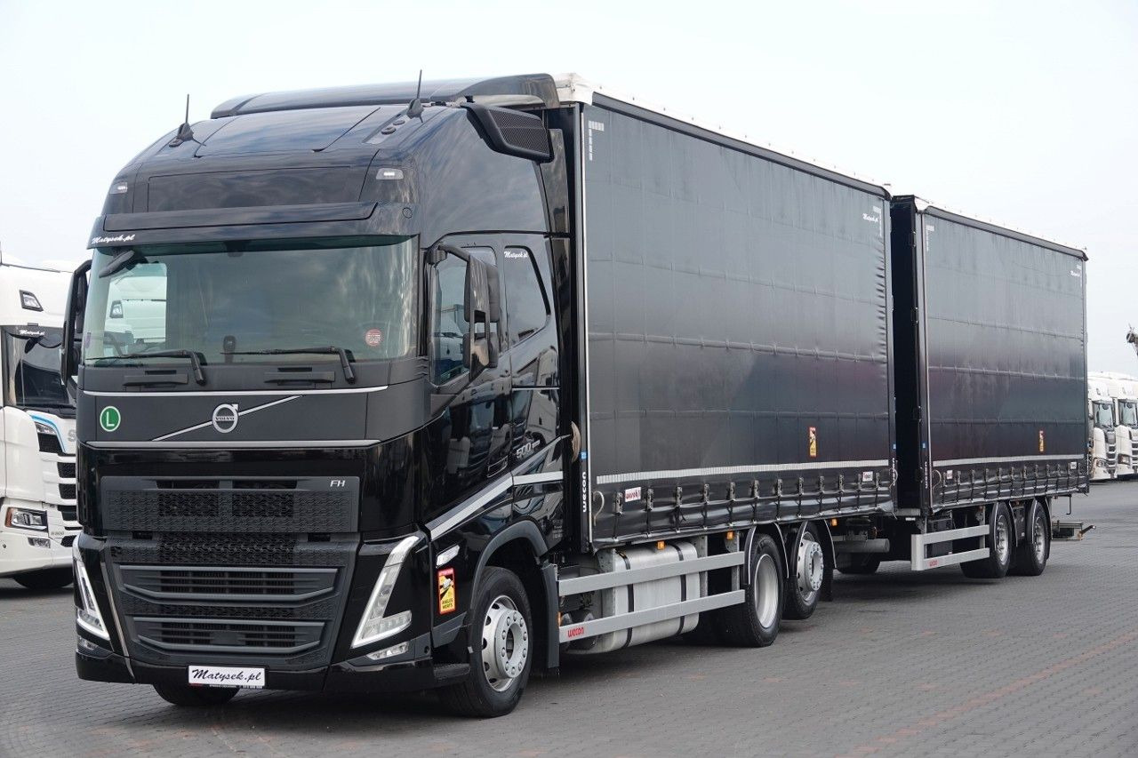 Volvo FH 500 / I-SAVE / XL / ZESTAW TANDEM PRZEJAZDOWY - Truk dengan terpal samping: gambar 2 Volvo FH 500 / I-SAVE / XL / ZESTAW TANDEM PRZEJAZDOWY - Truk dengan terpal samping: gambar 2