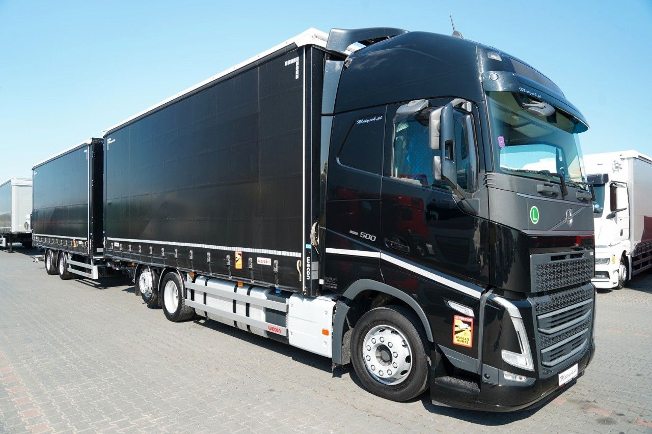 Volvo FH 500 / I-SAVE / XL / ZESTAW TANDEM PRZEJAZDOWY - Truk dengan terpal samping: gambar 5 Volvo FH 500 / I-SAVE / XL / ZESTAW TANDEM PRZEJAZDOWY - Truk dengan terpal samping: gambar 5
