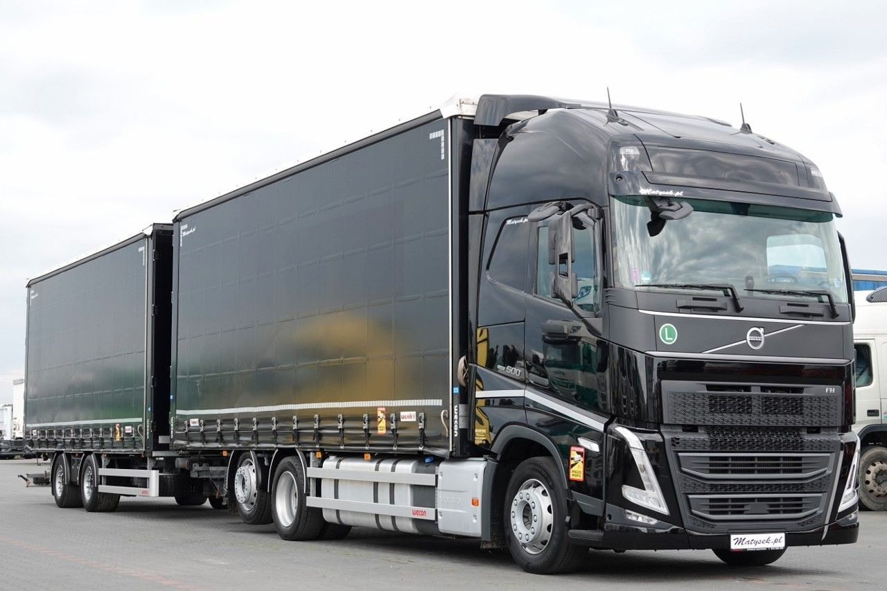 Volvo FH 500 / I-SAVE / XL / ZESTAW TANDEM PRZEJAZDOWY - Truk dengan terpal samping: gambar 5 Volvo FH 500 / I-SAVE / XL / ZESTAW TANDEM PRZEJAZDOWY - Truk dengan terpal samping: gambar 5
