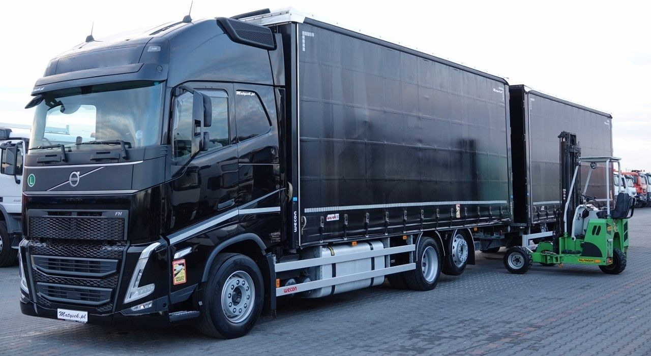 Volvo FH 500 / I-SAVE / XL / ZESTAW TANDEM PRZEJAZDOWY - Truk dengan terpal samping: gambar 1 Volvo FH 500 / I-SAVE / XL / ZESTAW TANDEM PRZEJAZDOWY - Truk dengan terpal samping: gambar 1