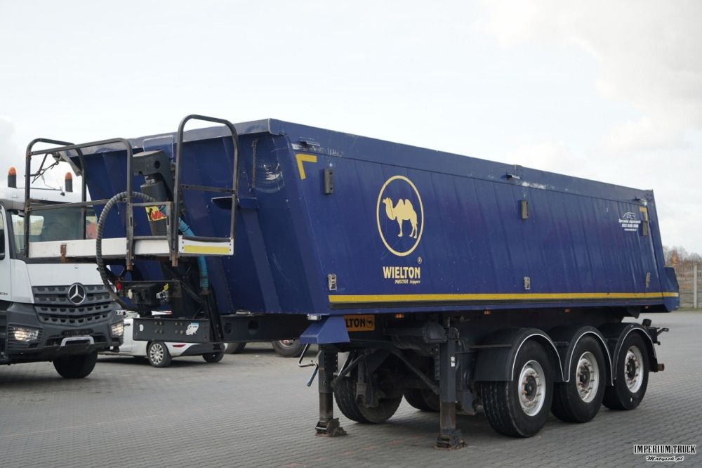 WIELTON / WYWROTKA / 24 M3 / ALUMINIOWA / OŚ PODNOSZONA / OSIE SAF / PO KONTRAKCIE SERWISOWYM - Semi-trailer jungkit: gambar 3 WIELTON / WYWROTKA / 24 M3 / ALUMINIOWA / OŚ PODNOSZONA / OSIE SAF / PO KONTRAKCIE SERWISOWYM - Semi-trailer jungkit: gambar 3