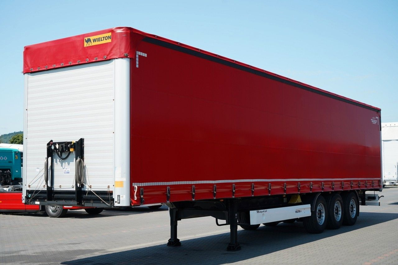 Wielton FIRANKA / MULDA DO STALI - 9 M / OSIE SAF / OŚ - Semi-trailer dengan terpal samping: gambar 1 Wielton FIRANKA / MULDA DO STALI - 9 M / OSIE SAF / OŚ - Semi-trailer dengan terpal samping: gambar 1