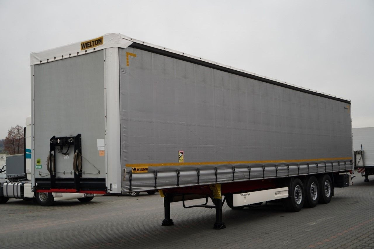 Wielton FIRANKA STANDARD / MULDA DO STALI - 9 M / OŚ POD - Semi-trailer dengan terpal samping: gambar 1 Wielton FIRANKA STANDARD / MULDA DO STALI - 9 M / OŚ POD - Semi-trailer dengan terpal samping: gambar 1