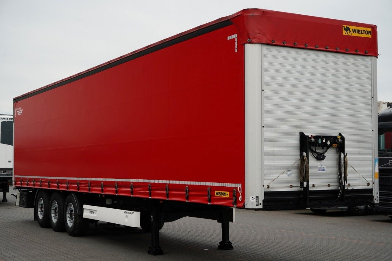 Wielton / FIRANKA STANDARD / MULDA DO STALI - 9 M / OŚ - Semi-trailer dengan terpal samping: gambar 1 Wielton / FIRANKA STANDARD / MULDA DO STALI - 9 M / OŚ - Semi-trailer dengan terpal samping: gambar 1