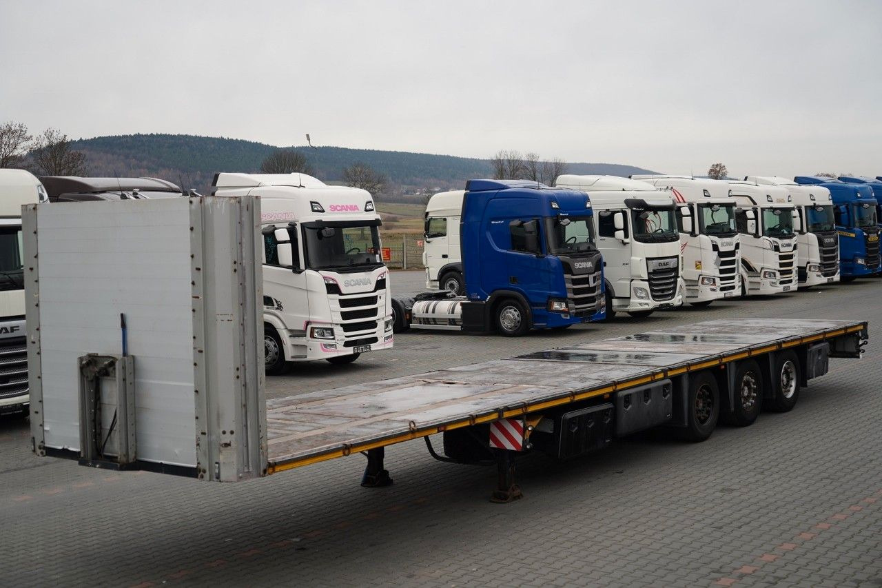 ZASŁAW PLATFORMA NISKOPODWOZIOWA + HAKI PODKONTENERY - Semi-trailer flatbed: gambar 4 ZASŁAW PLATFORMA NISKOPODWOZIOWA + HAKI PODKONTENERY - Semi-trailer flatbed: gambar 4