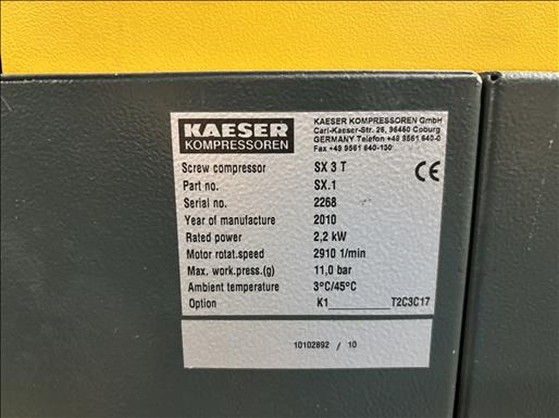 Kaeser SX3T Air compressor - Mesin makanan: gambar 5 Kaeser SX3T Air compressor - Mesin makanan: gambar 5